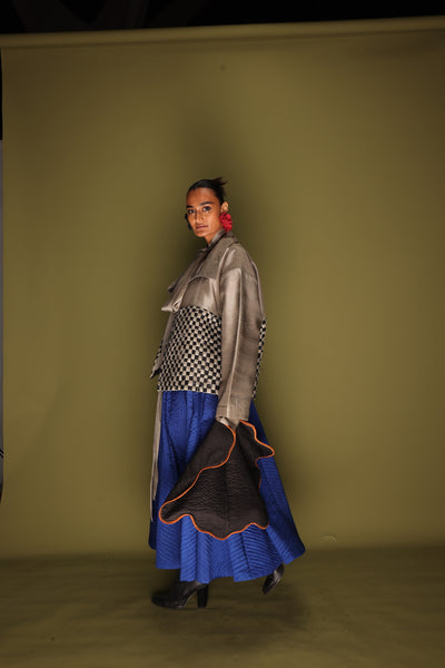 Loom Skirt-Blue