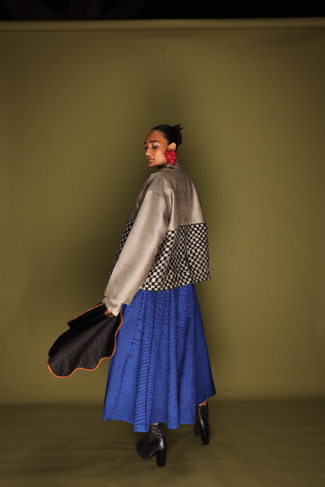 Loom Skirt-Blue
