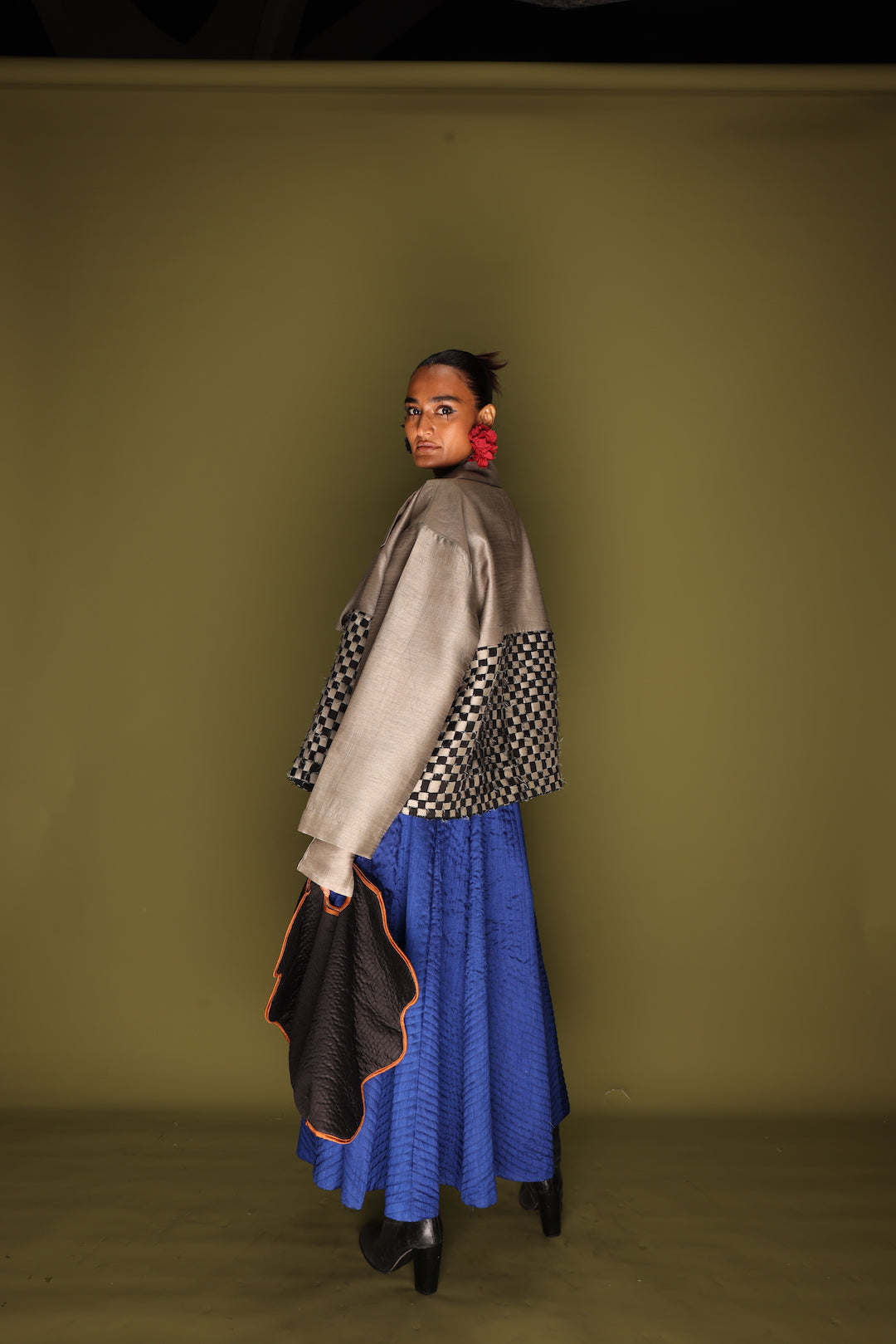 Loom Skirt-Blue
