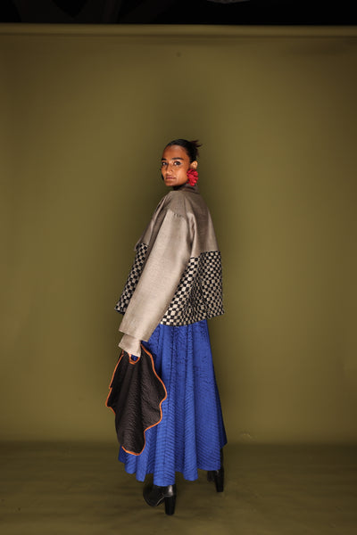 Loom Skirt-Blue