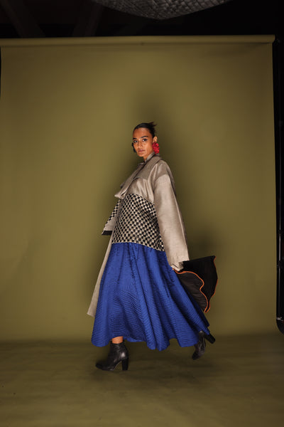 Loom Skirt-Blue