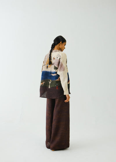 Lounge Set-Village Print