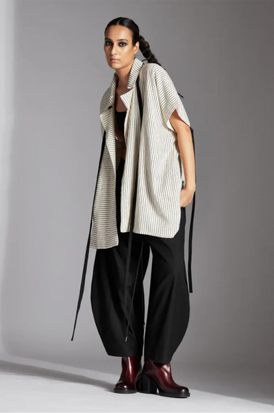 Lua Jacket-off-White and Black