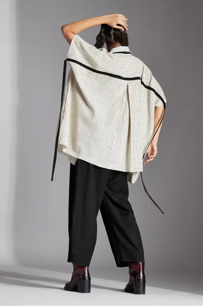 Lua Jacket-off-White and Black