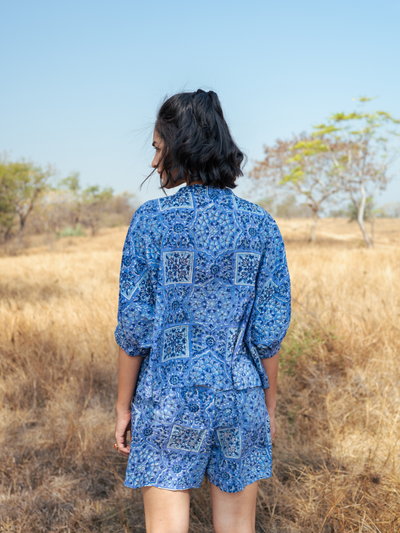 Jodhpur Co-Ord Set - Handblock Printed Cotton Co- Ord Set