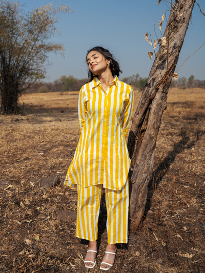 Jaisalmer Co-Ord Set - Handblock Printed Cotton Co-Ord Set