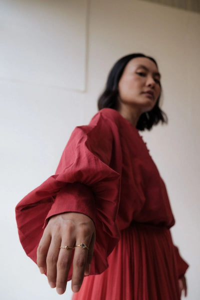 MAYA TOP RED