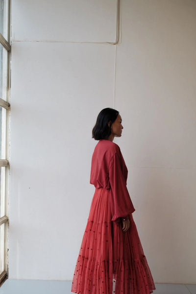 MAYA TOP RED