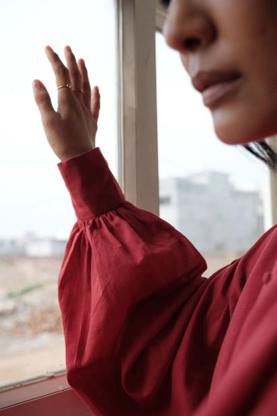 MAYA TOP RED