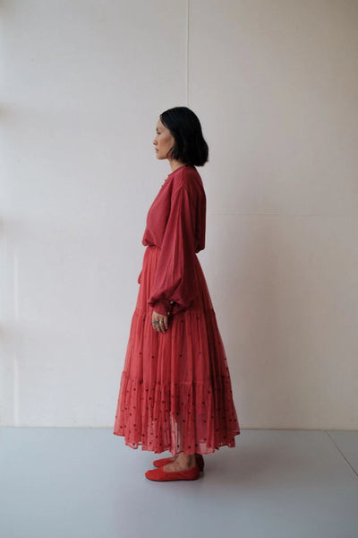 MAYA TOP RED