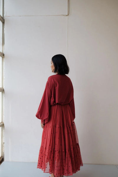 MAYA TOP RED