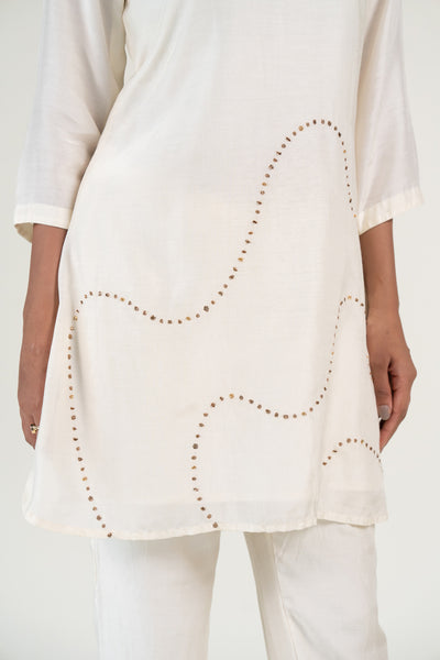 Mehr Kurta Set-Ivory