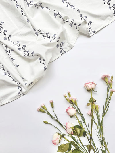 Bougainvillea Bedsheet With Pillow Covers