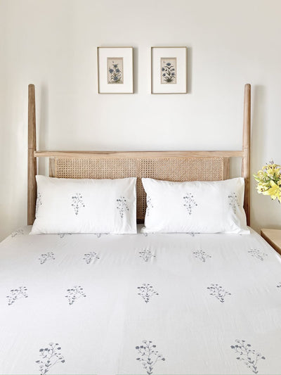 Rosemary Bedsheet With  Pillow Covers