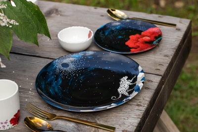 Midnight in Mashobra- Raka Dinner Plates
