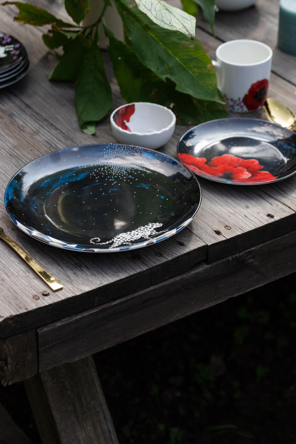 Midnight in Mashobra- Raka Dinner Plates