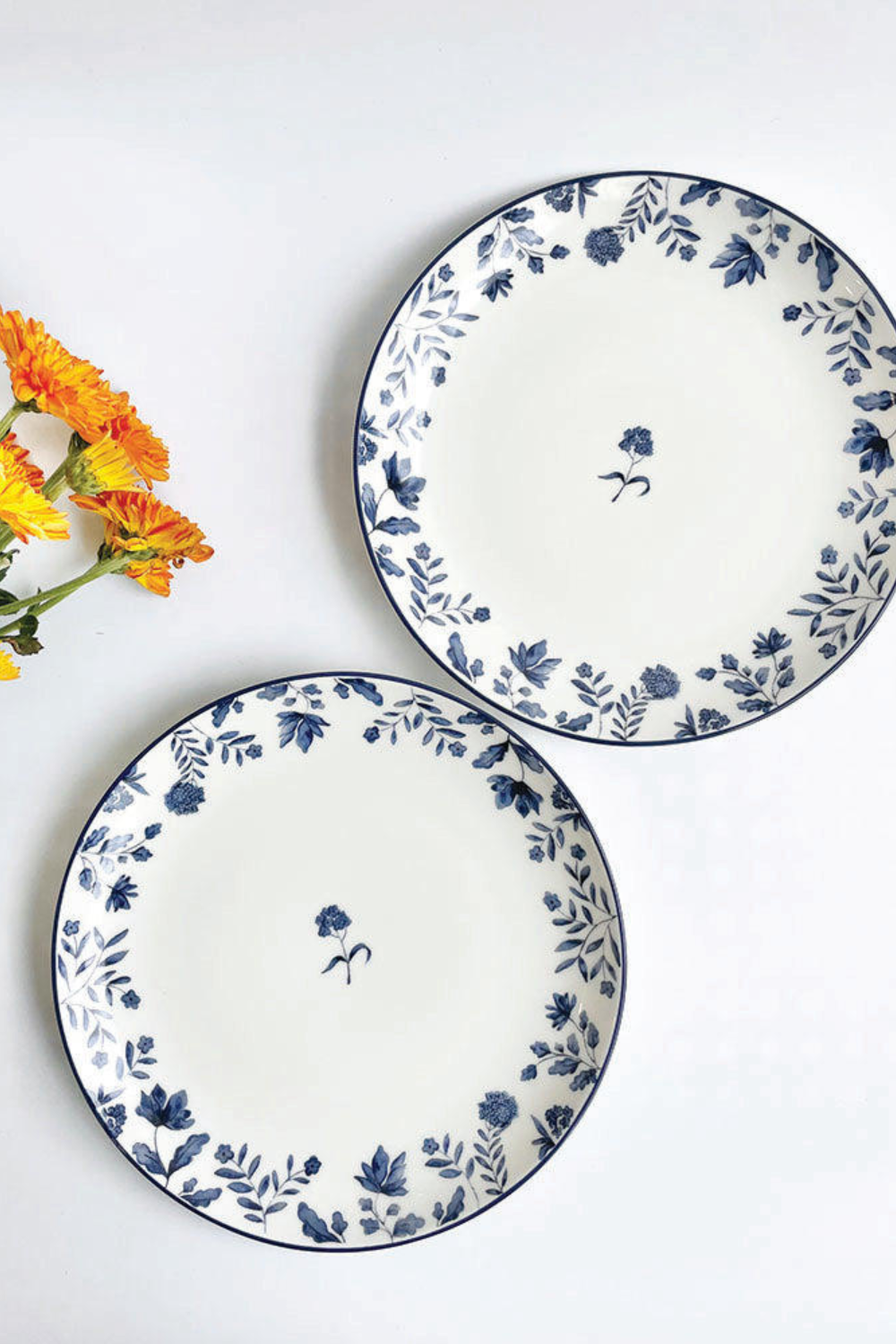 Blue Eden Quarter Plates (Set of 2)