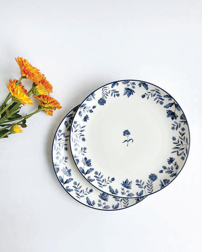 Blue Eden Quarter Plates (Set of 2)