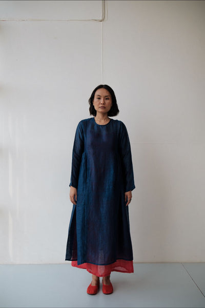 RESHAM BLUE DRESS