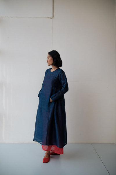 RESHAM BLUE DRESS