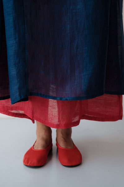 RESHAM BLUE DRESS