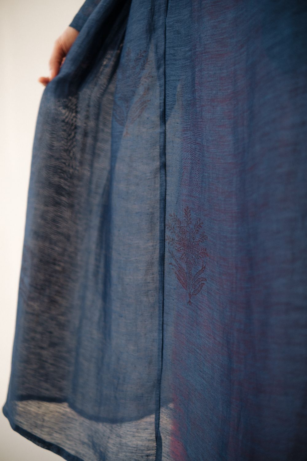 RESHAM BLUE DRESS