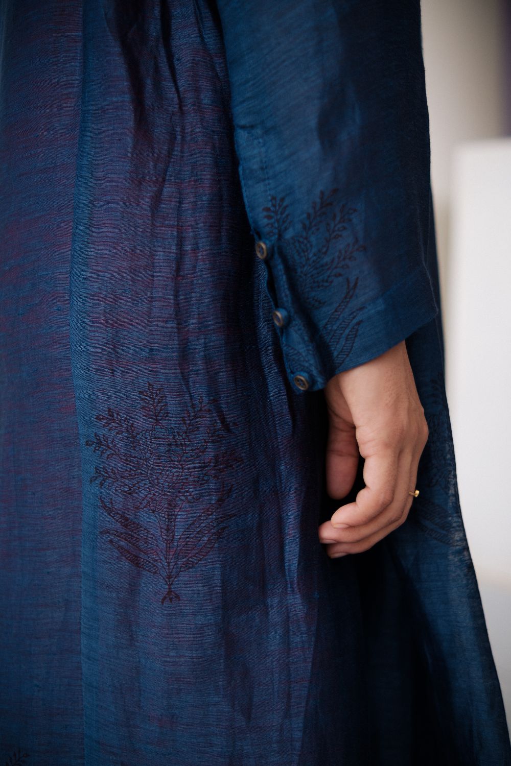 RESHAM BLUE DRESS