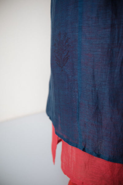 RESHAM BLUE DRESS