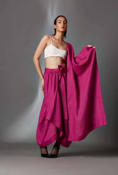 Maeve Sari Skirt-Berry Pink