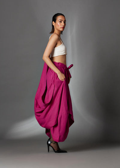 Maeve Sari Skirt-Berry Pink