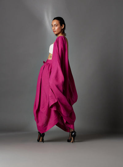 Maeve Sari Skirt-Berry Pink