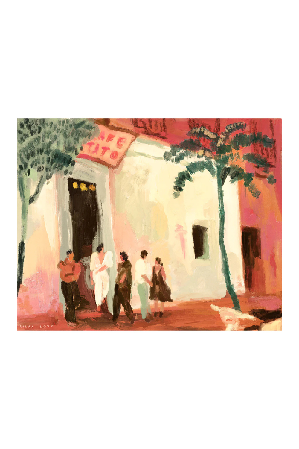 Outside the Tavern