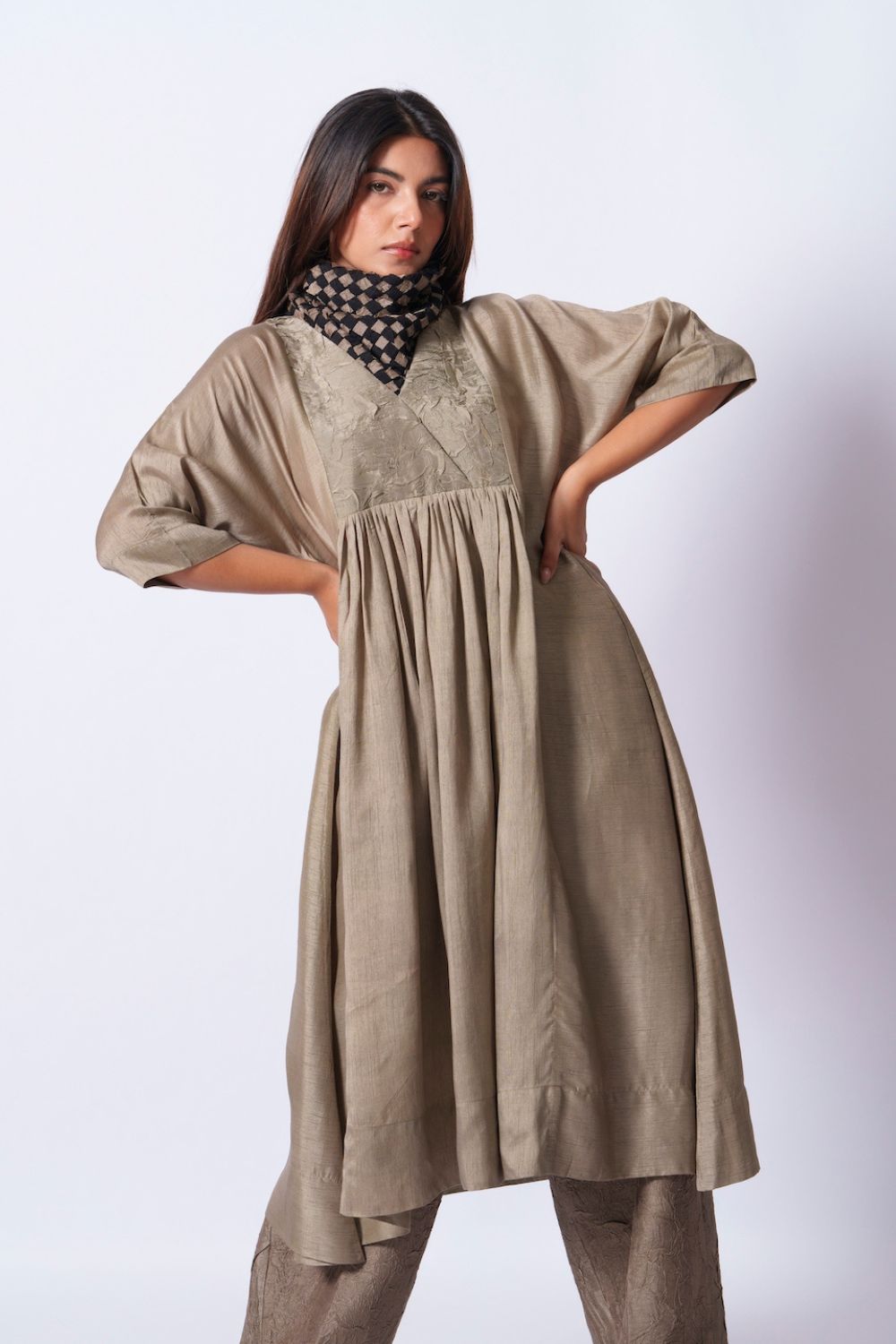 Wave Tunic (Grey)-Ech/Wa/Tu/Gr