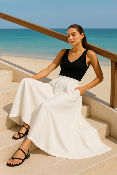 Mandovi Skirt Pants (Fully Lined)