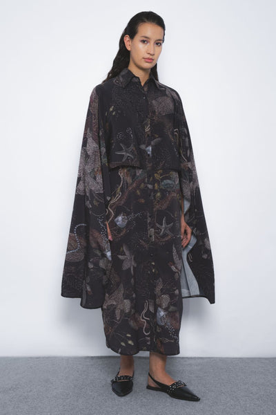Manto Shirt Dress in Silva Print