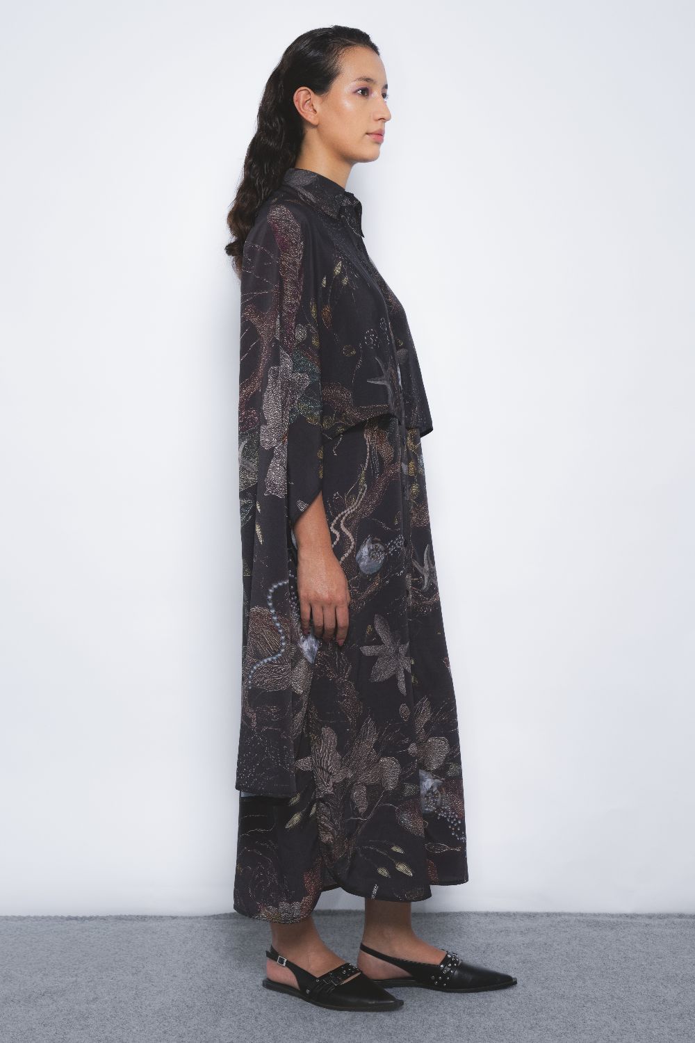 Manto Shirt Dress in Silva Print