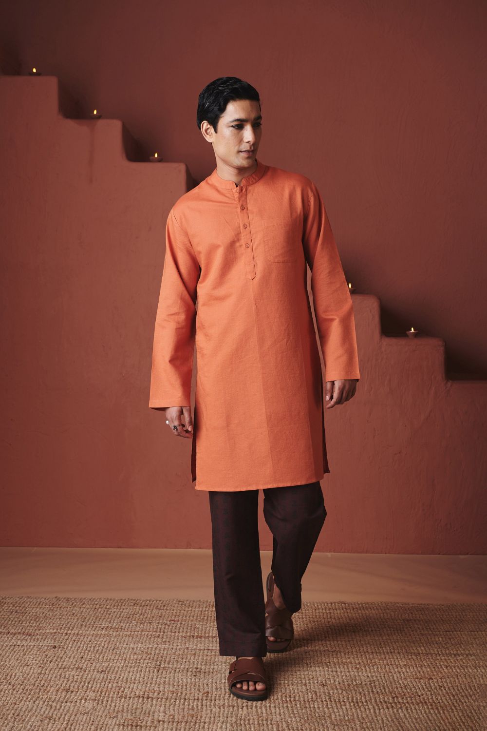 Marigold Co Linen Men's Classic Kurta