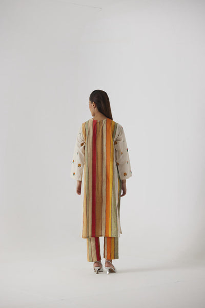 MARIGOLD KALIDAR KURTA SET