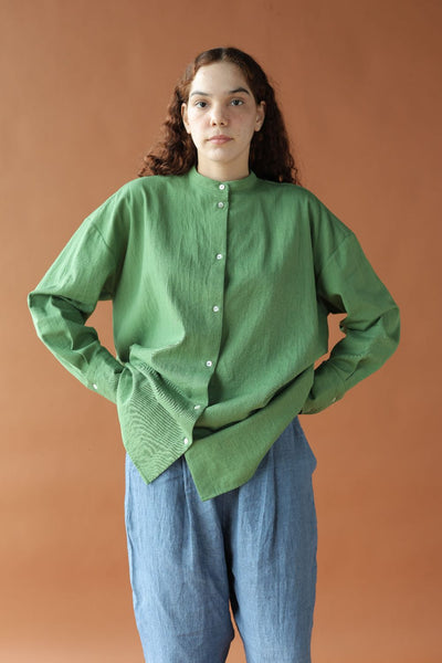 Charlie- Pale moss Top-Green