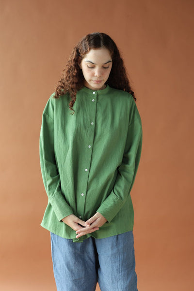 Charlie- Pale moss Top-Green