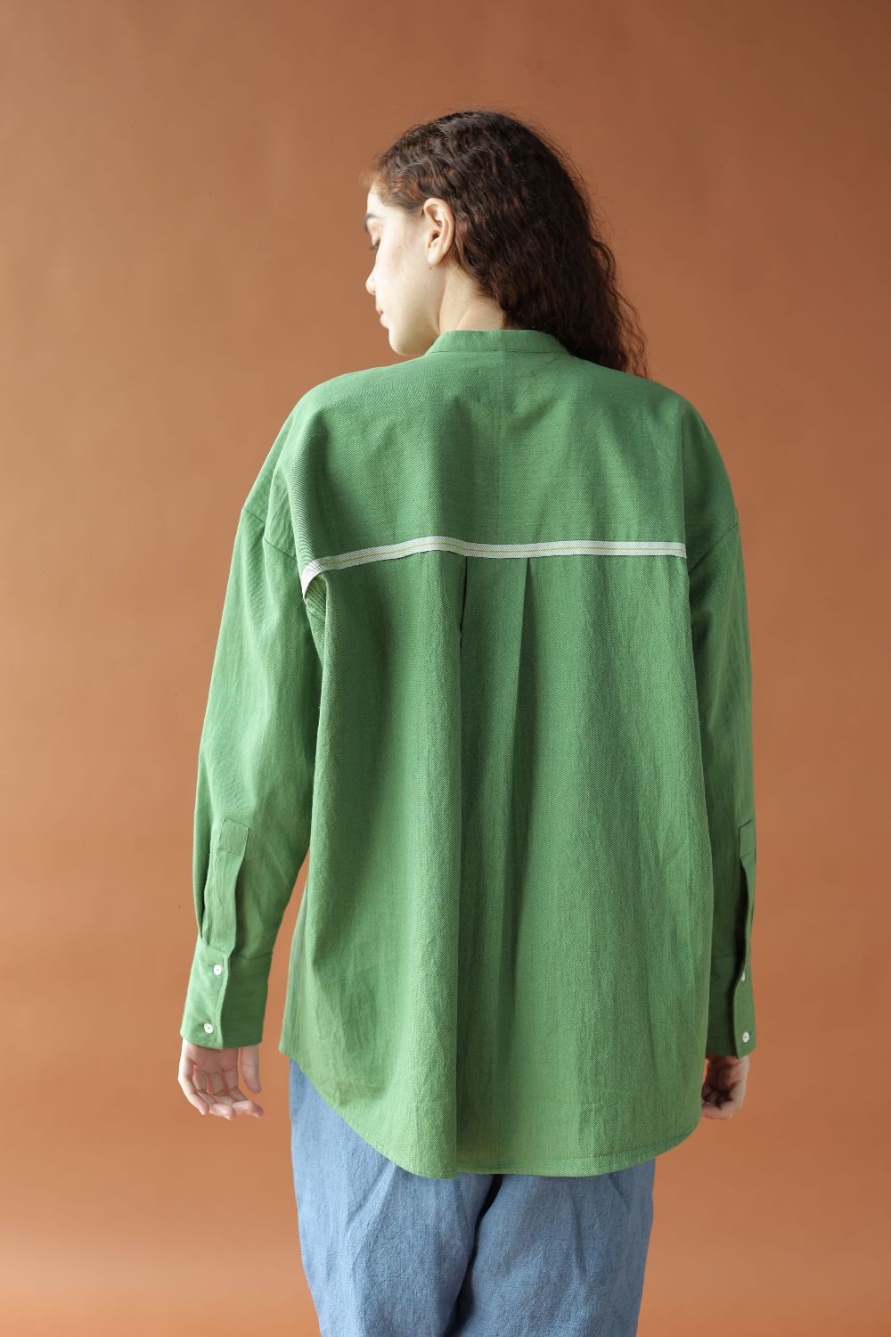 Charlie- Pale moss Top-Green