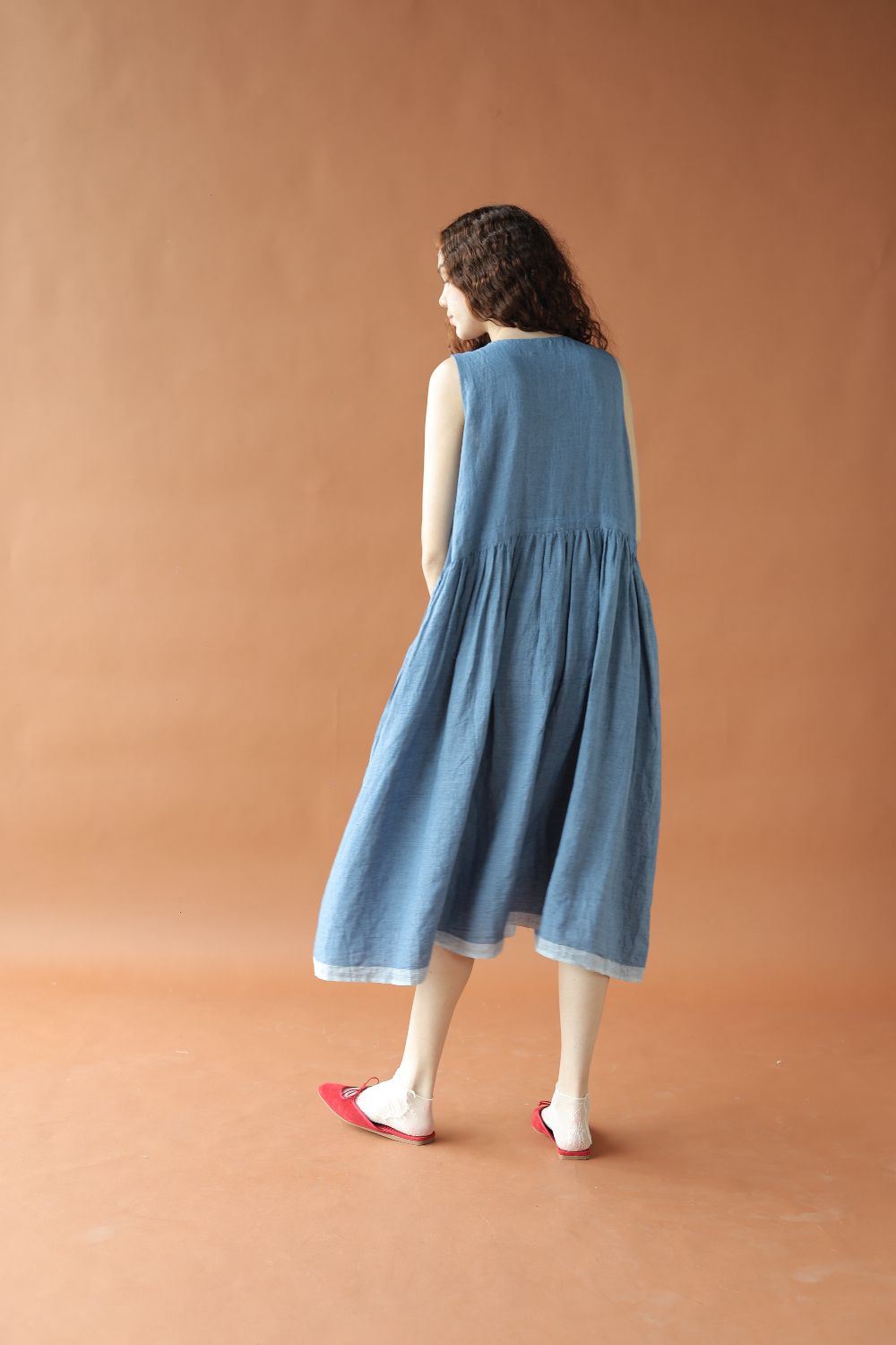 Mitchell Dress-Blue