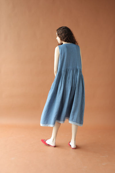 Mitchell Dress-Blue