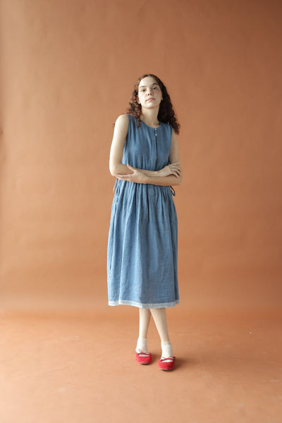 Mitchell Dress-Blue