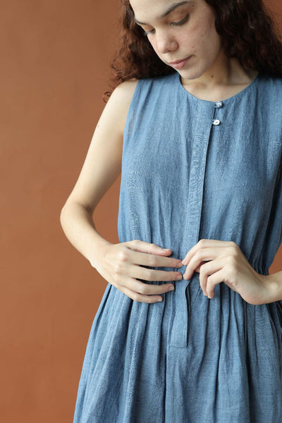 Mitchell Dress-Blue