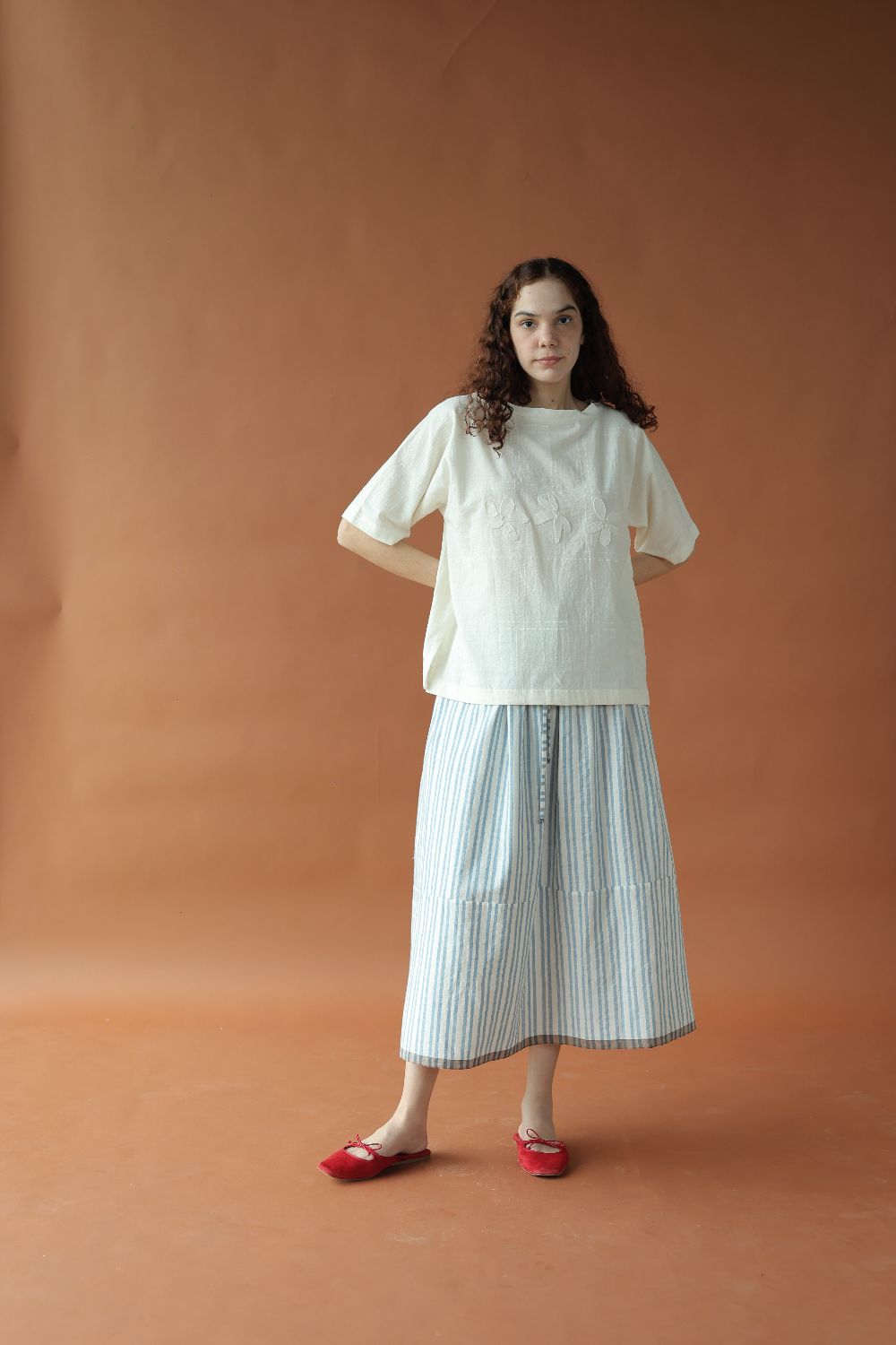 Dahlia Top-Kora white