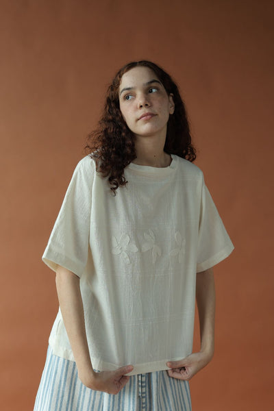 Dahlia Top-Kora white
