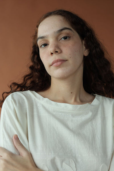 Dahlia Top-Kora white