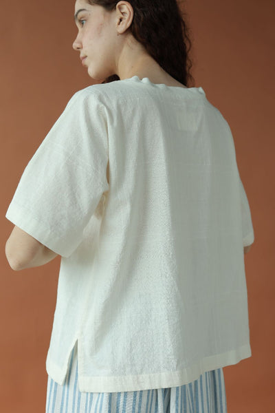 Dahlia Top-Kora white
