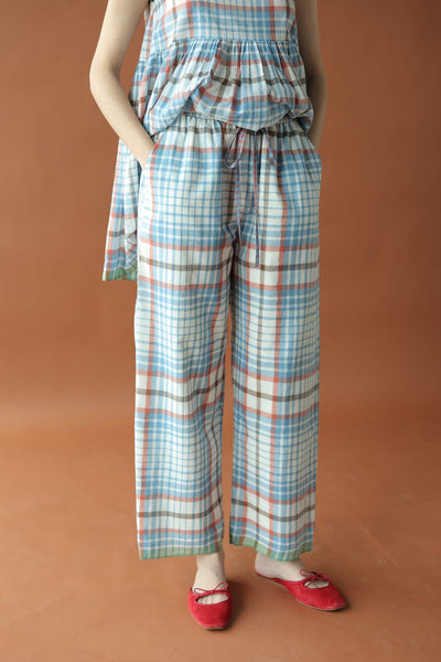 Joey Pants-Blue checks